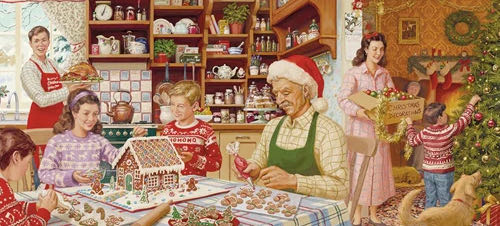 Preparing For The Big Day - Gibsons puzzle collectible [Barcode 5012269040623] - Main Image 2