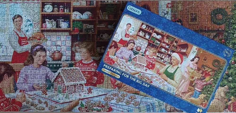 Preparing For The Big Day - Gibsons puzzle collectible [Barcode 5012269040623] - Main Image 4
