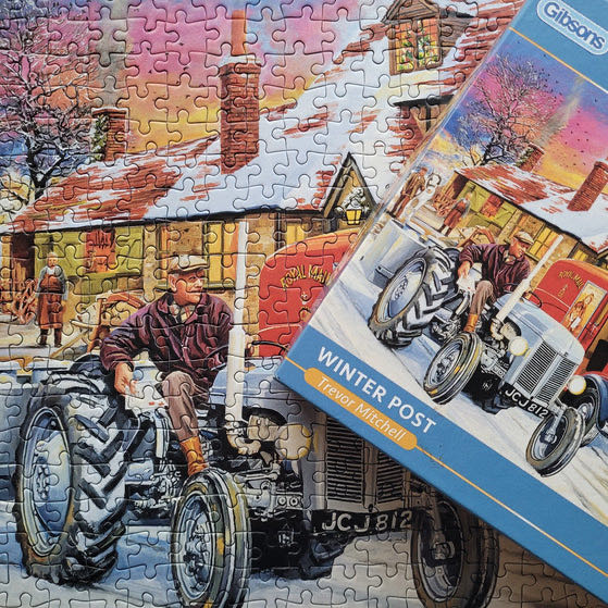 Winter Post - Gibsons puzzle collectible [Barcode 5012269031591] - Main Image 3