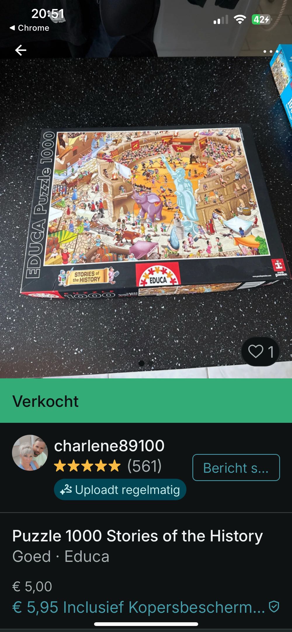 Ancient Rome🧩 - Educa puzzle collectible [Barcode 8412668163447] - Main Image 4