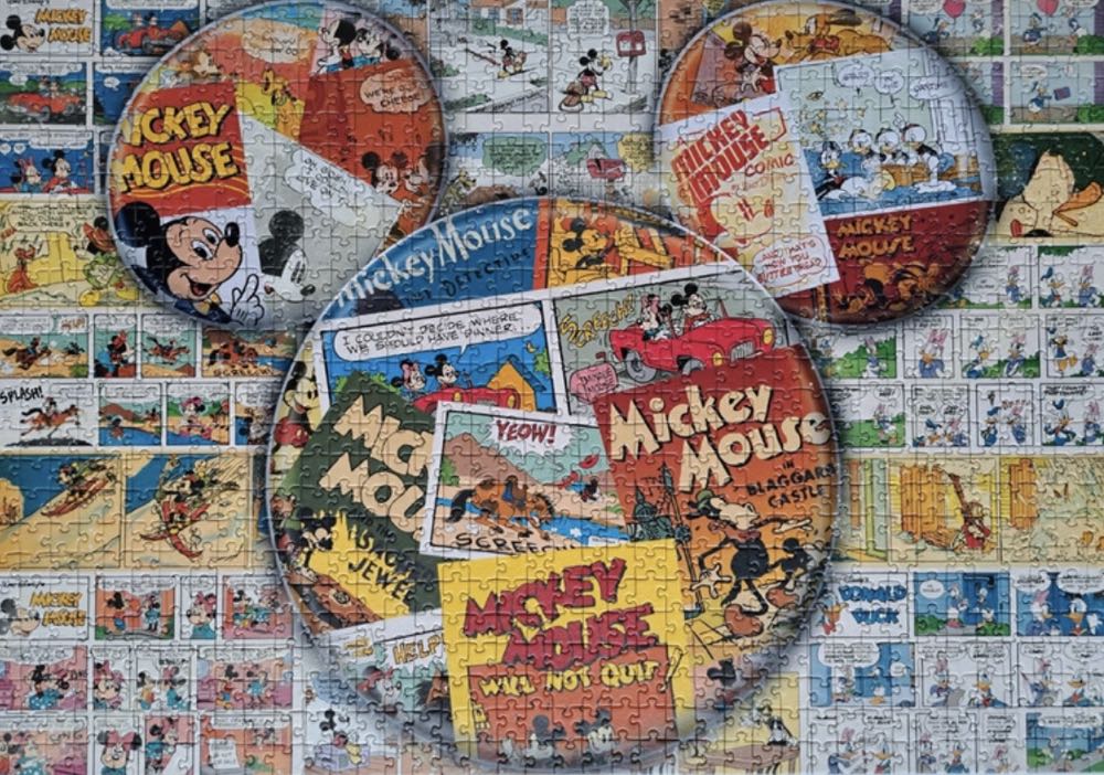 Comic Mickey Mouse (📫Renate Betaald) - Trefl puzzle collectible [Barcode 5900511109047] - Main Image 3