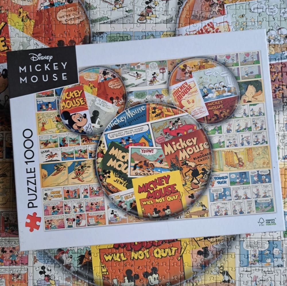 Comic Mickey Mouse (📫Renate Betaald) - Trefl puzzle collectible [Barcode 5900511109047] - Main Image 4