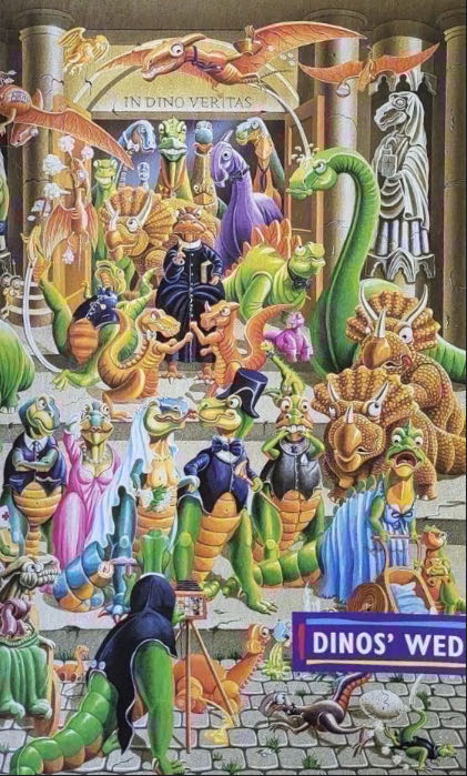 Dino’s Wedding Verkocht Karli - Heye Puzzle puzzle collectible [Barcode 4001689091231] - Main Image 2