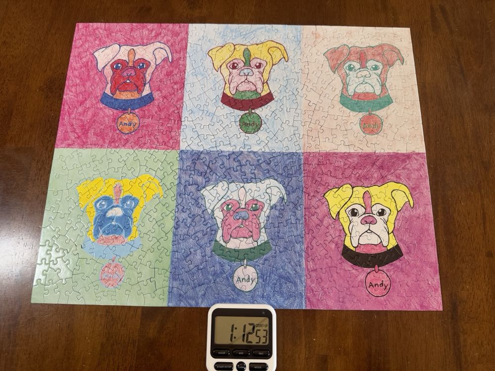 Andy The Boxer - SpeedPuzzling.com puzzle collectible - Main Image 2