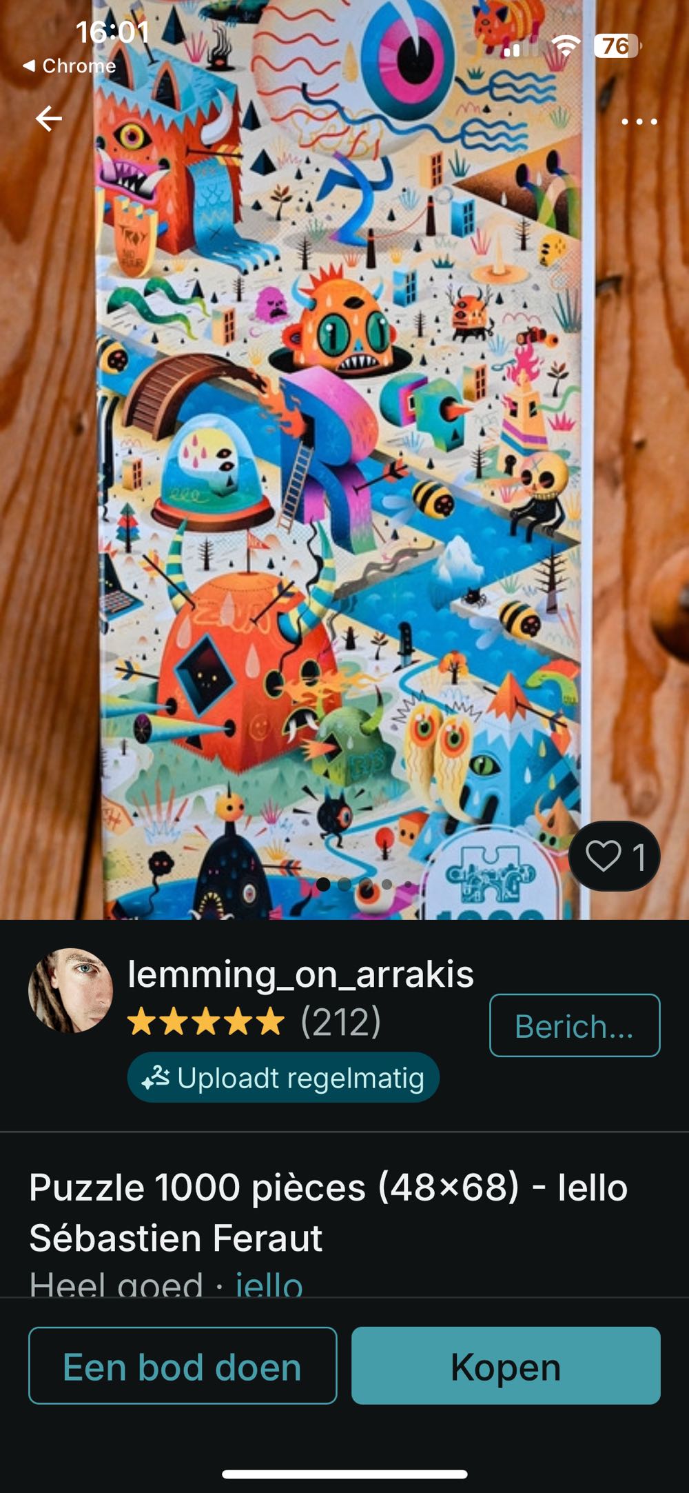 This Is The End 🇨🇦 📫🟦 - Iello puzzle collectible [Barcode 3701551700667] - Main Image 4