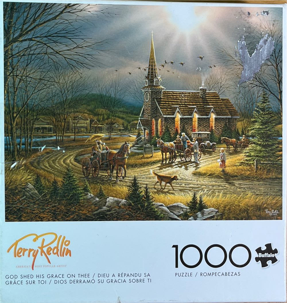 God Shed His Grace On Thee - Buffalo 🇺🇸 puzzle collectible [Barcode 079346109296] - Main Image 2