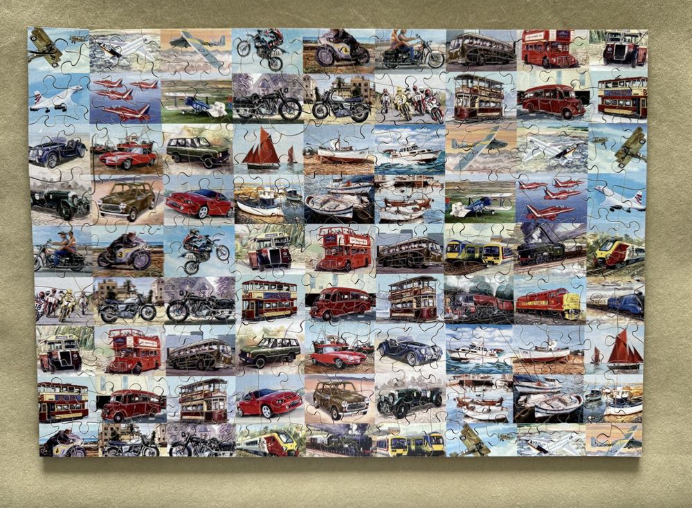 Transport Collage, Wooden Puzzle - Wentworth Wooden Puzzles puzzle collectible [Barcode 200000270087] - Main Image 2