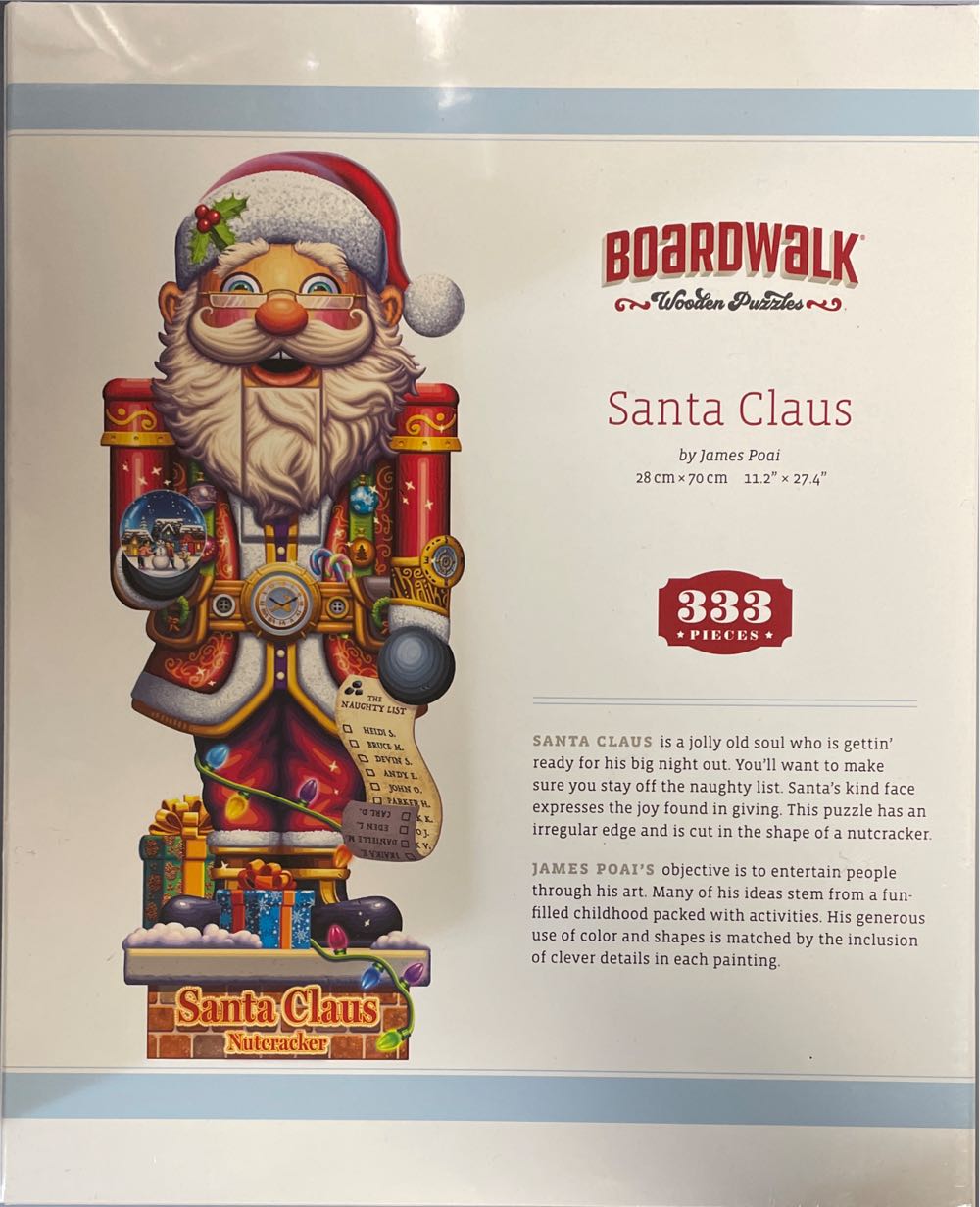 Santa Claus - Boardwalk Puzzle Company puzzle collectible [Barcode 671095130059] - Main Image 2