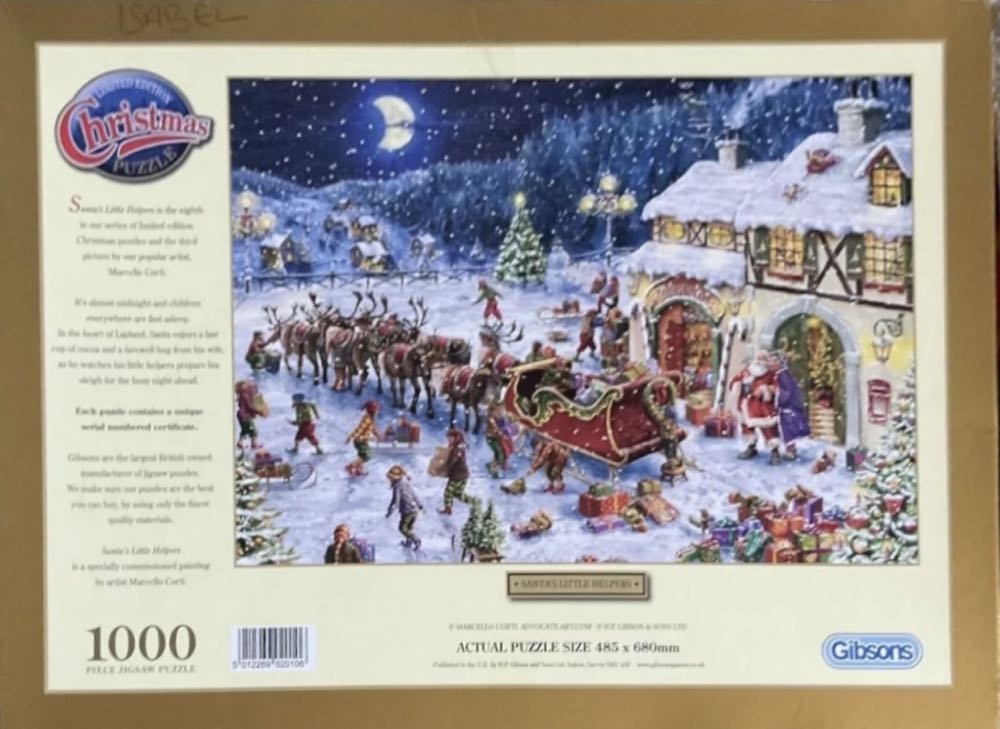 G2010 Santas Little Helpers Limited Edition - Gibsons puzzle collectible [Barcode 5012269020106] - Main Image 4