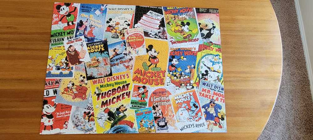 Mickey Vintage Posters - Ceaco puzzle collectible - Main Image 2