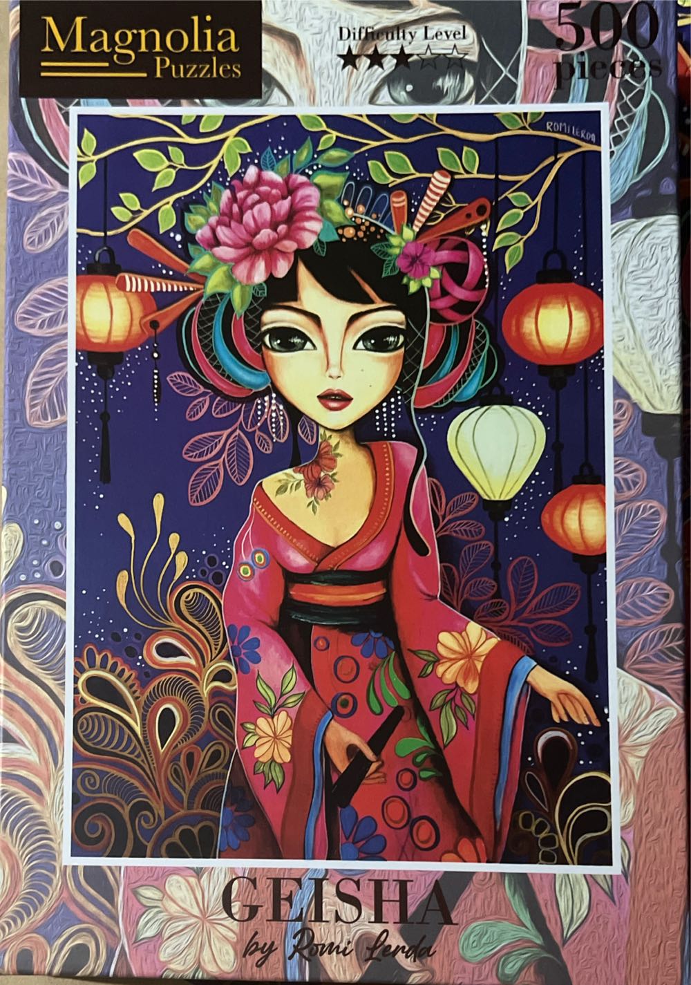 Geisha - Magnolia Puzzles puzzle collectible [Barcode 8699375066692] - Main Image 2