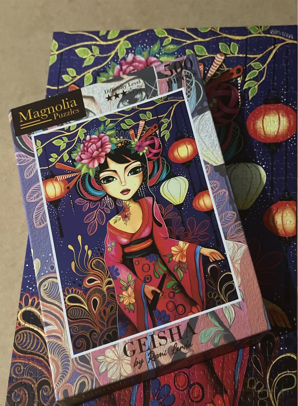 Geisha - Magnolia Puzzles puzzle collectible [Barcode 8699375066692] - Main Image 3