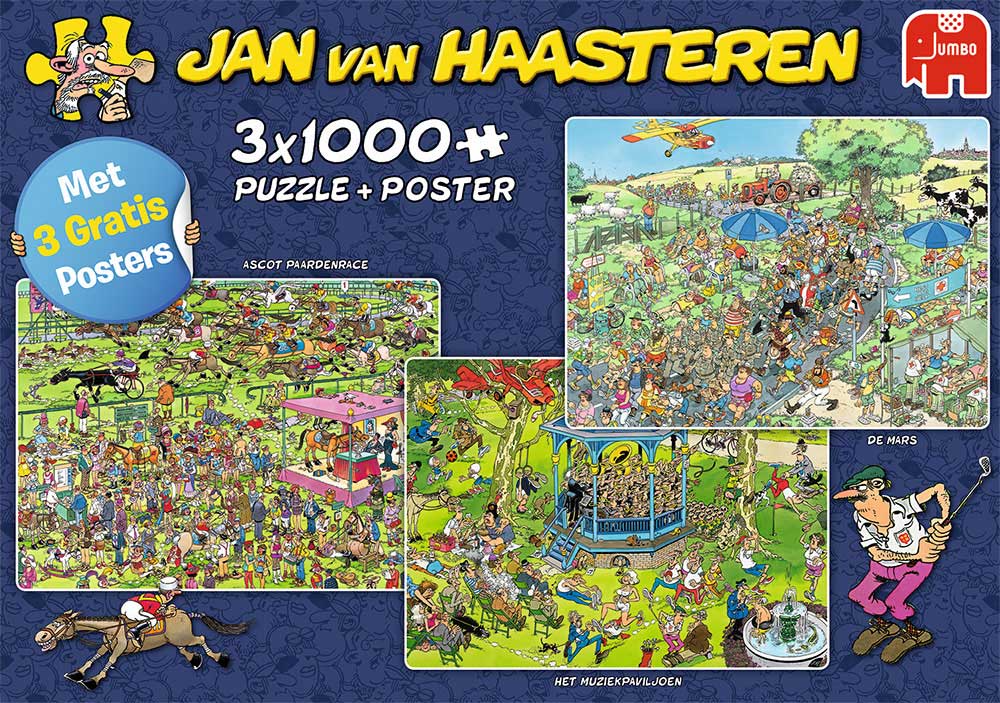 Ascot Paardenrace - Jumbo puzzle collectible - Main Image 2