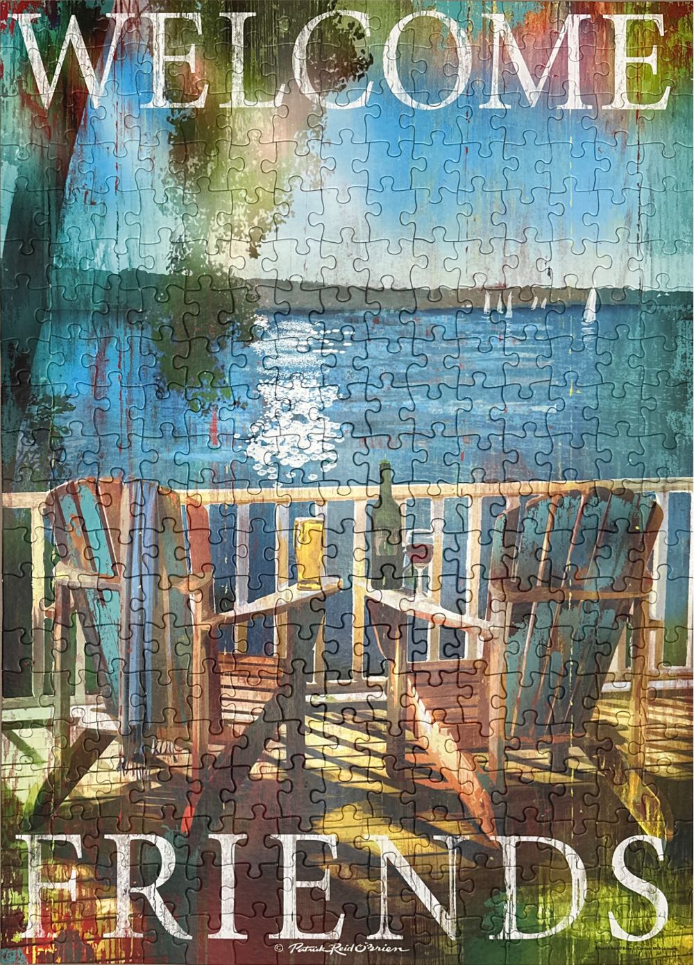 DONE: Welcome Friends - Mega Puzzles puzzle collectible [Barcode 072348509378] - Main Image 2