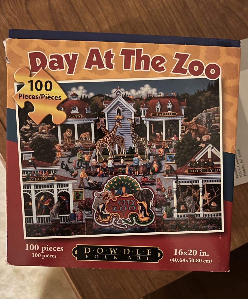 Day At The Zoo - Dowdle puzzle collectible [Barcode 671095301961] - Main Image 2