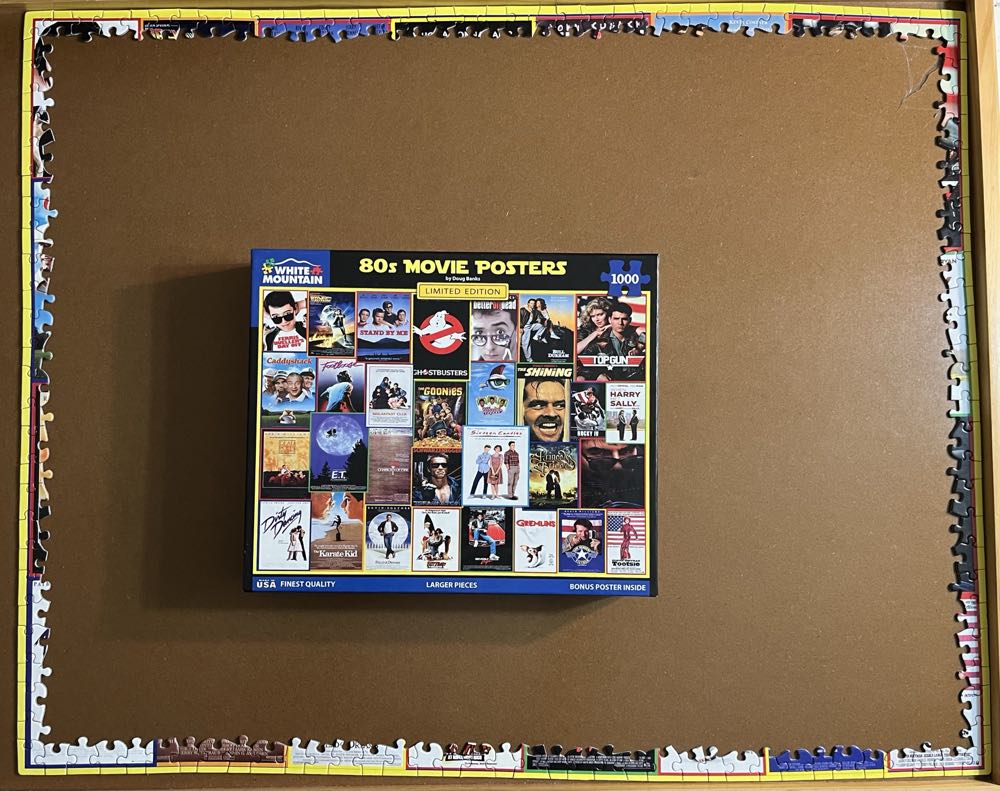 80s Movie Posters/New - White Mountain Puzzles puzzle collectible [Barcode 724819268399] - Main Image 4