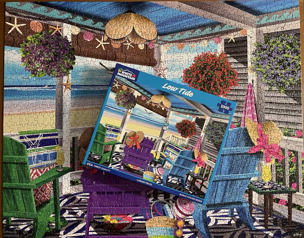 Low Tide - White Mountain puzzle collectible [Barcode 724819268382] - Main Image 3