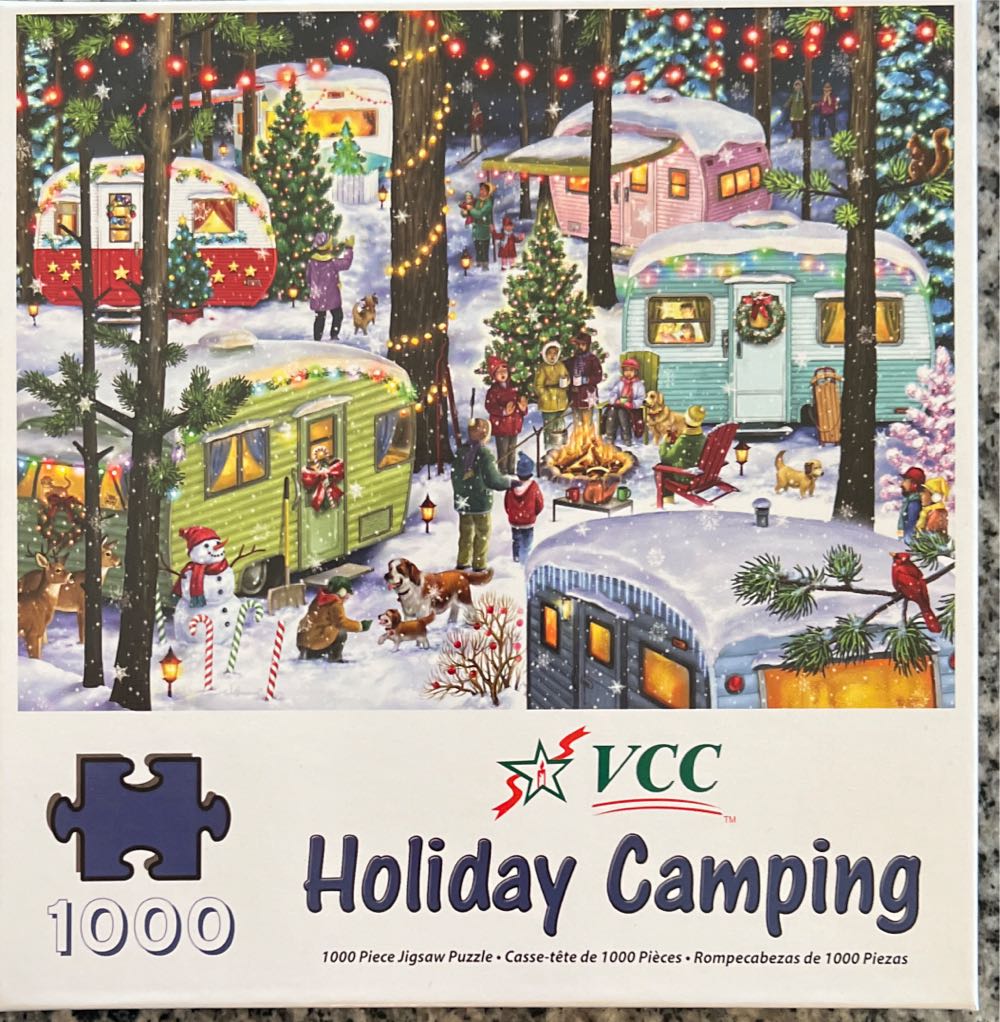 Holiday Camping - Vermont Christmas Co. puzzle collectible [Barcode 819273027115] - Main Image 2