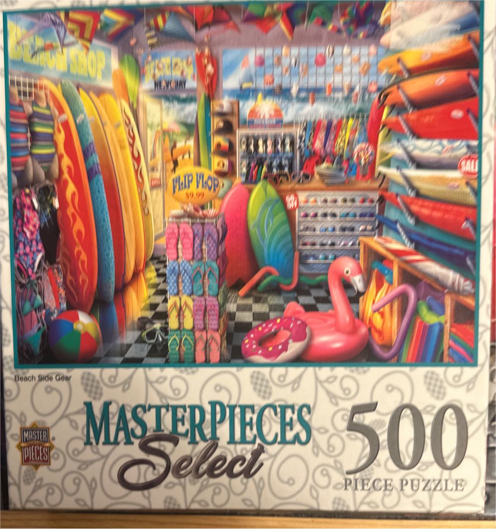 Beach Side Gear - Masterpiece Puzzles puzzle collectible [Barcode 705988616921] - Main Image 2