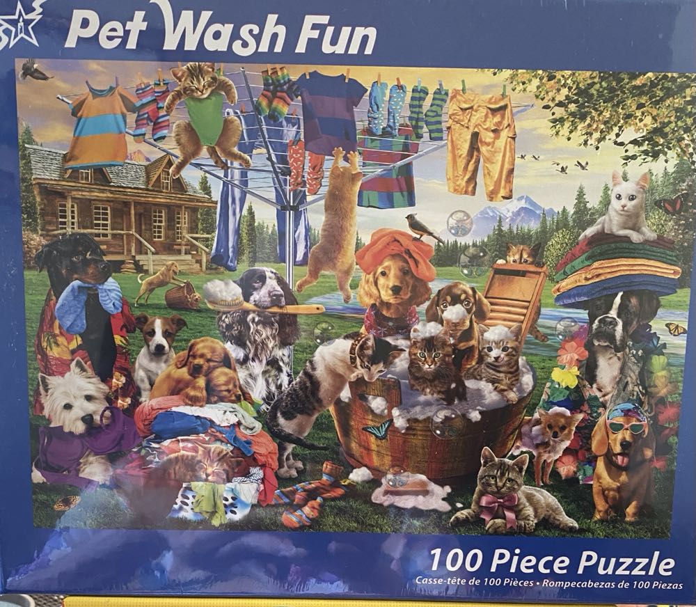 Pet Wash - Vermont Chrisymas Co puzzle collectible [Barcode 819273024633] - Main Image 2