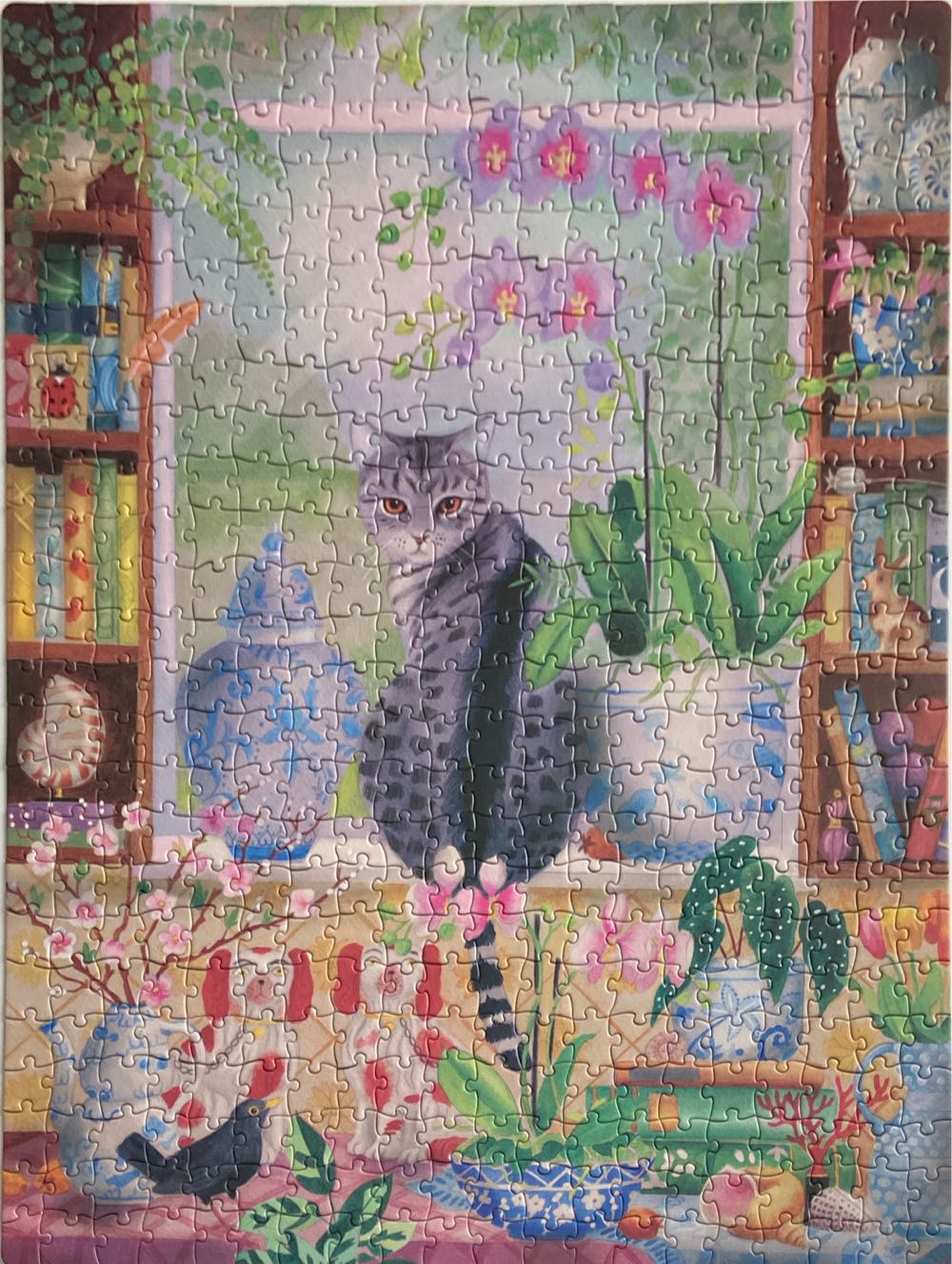 Cat In The Window * Keeper* - Elena Essex (vertical) puzzle collectible - Main Image 2