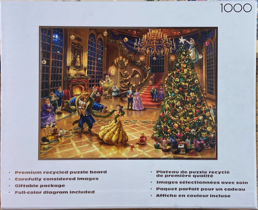 Disney: Beauty And The Beast Christmas Celebration - Ceaco puzzle collectible [Barcode 021081400299] - Main Image 2