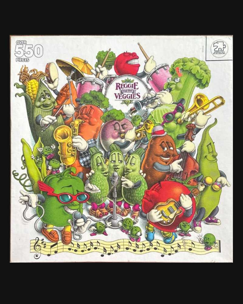 Reggie & The Veggies - American Publishing puzzle collectible [Barcode 078581090802] - Main Image 2