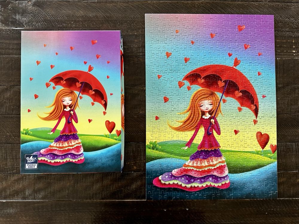 Rain Of Love - Black Sea puzzle collectible [Barcode 3800234912141] - Main Image 3