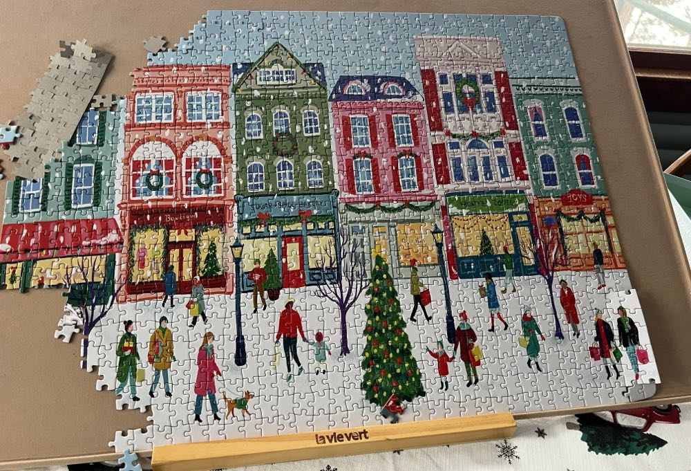 Scenic Winter Wonderland - Casey Krimmel puzzle collectible [Barcode 826635366454] - Main Image 2