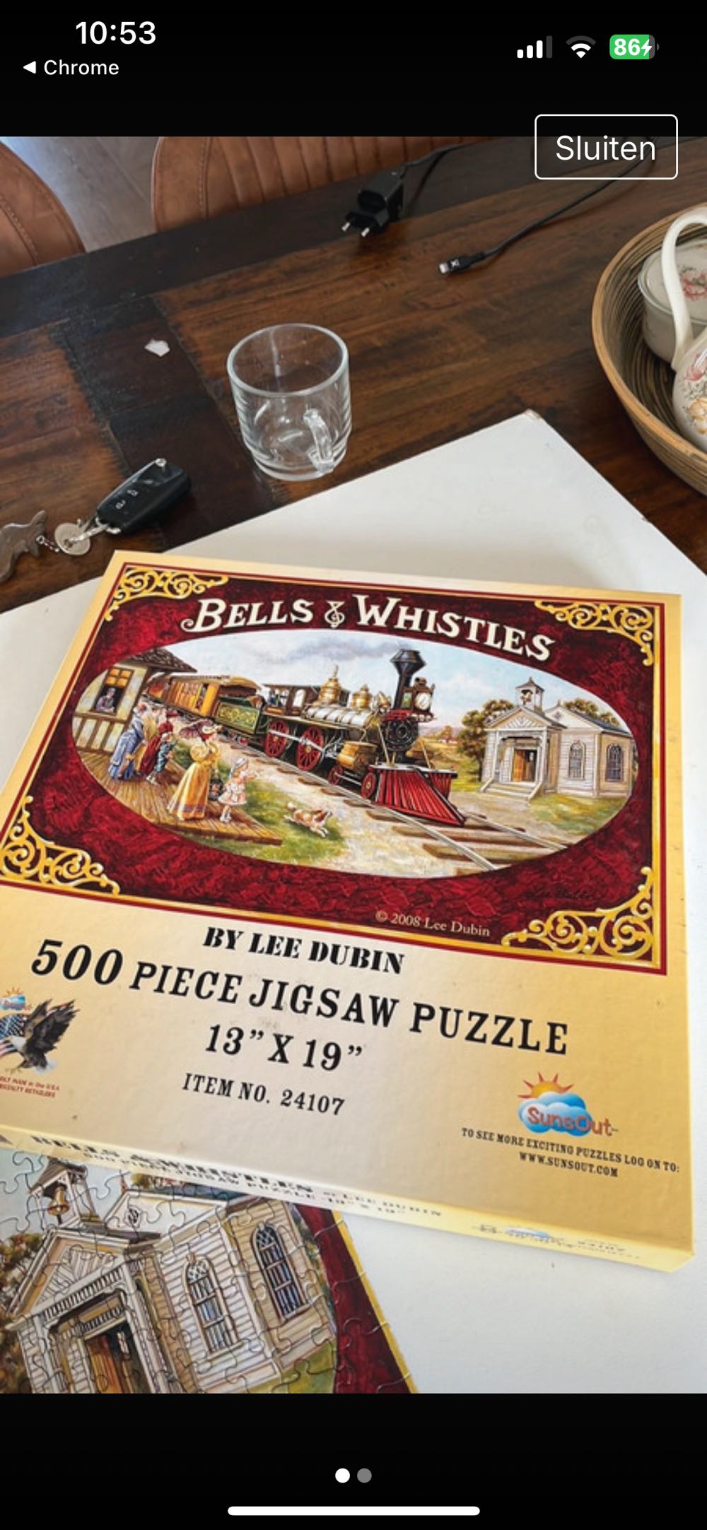 Bells & Whistles🟦 - SunsOut puzzle collectible [Barcode 796780241077] - Main Image 3