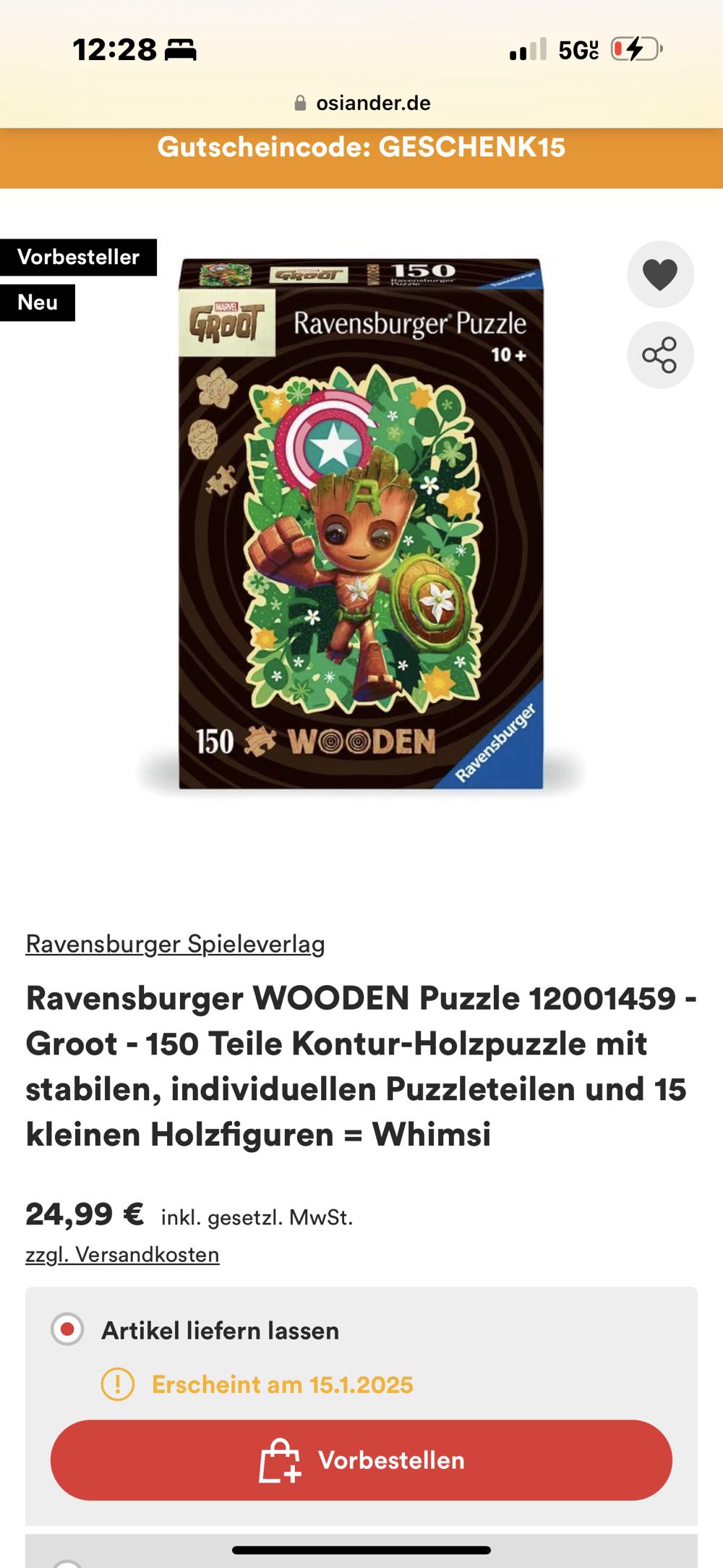 Mirror Image Chaos Auf Dem Campingplatz Teile Puzzle. Achtung: Nicht Ge