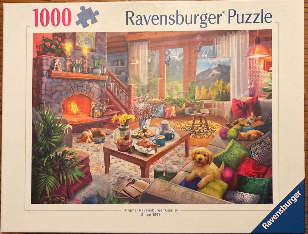 Cozy Cabin - Ravensburger puzzle collectible [Barcode 4005555002932] - Main Image 2
