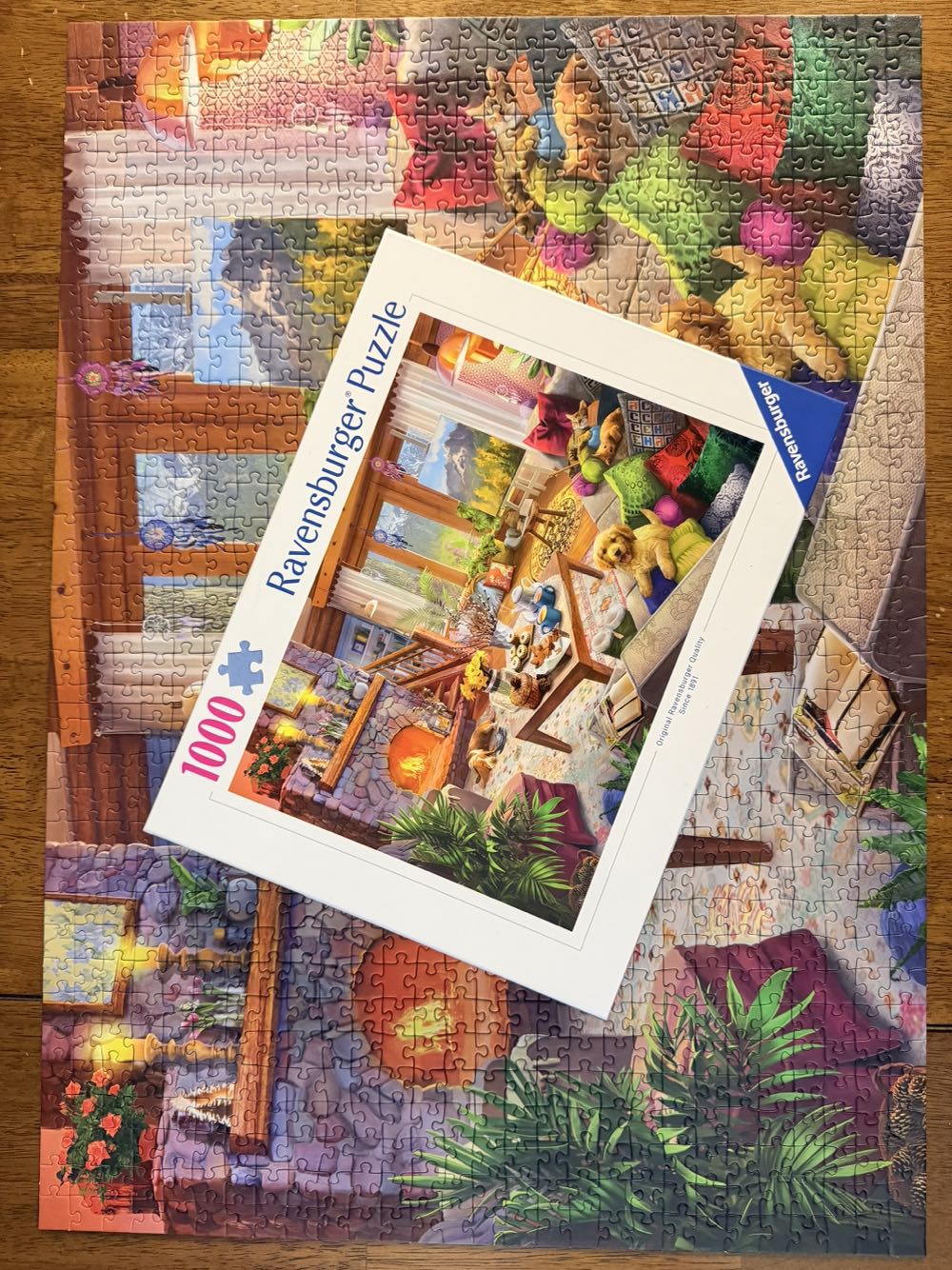 Cozy Cabin - Ravensburger puzzle collectible [Barcode 4005555002932] - Main Image 4
