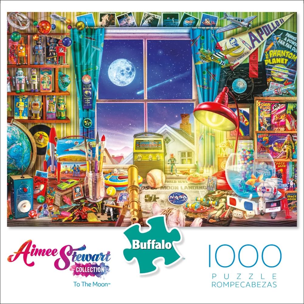 Aimee Stewart To the Moon - Buffalo puzzle collectible [Barcode 079346127016] - Main Image 2