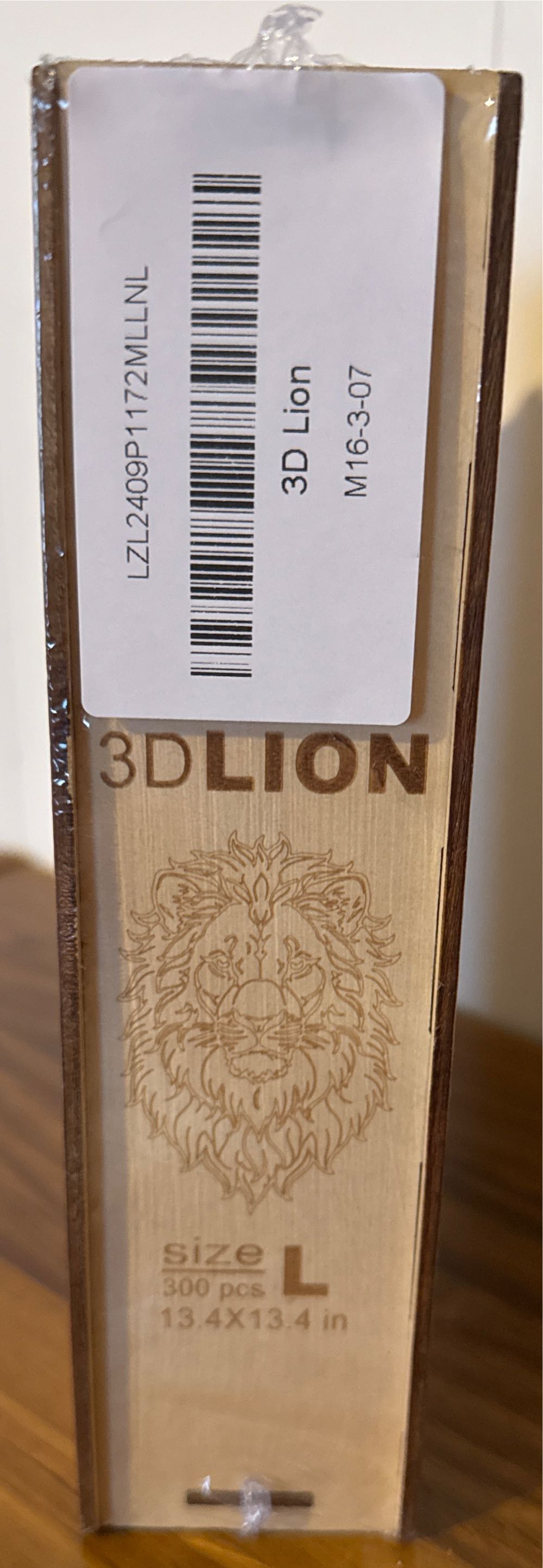 Wood Bests 3D Lion  puzzle collectible - Main Image 3