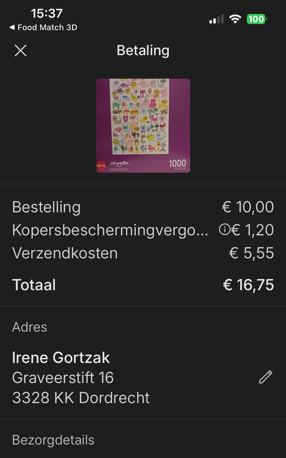 Doodlecats/Scribbled Cats 🇨🇦🟦 - HEYE puzzle collectible [Barcode 4001689294823] - Main Image 4