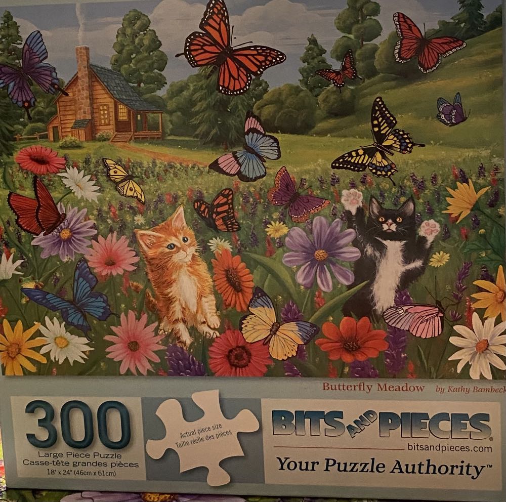 Butterfly Meadow - Bits & Pieces puzzle collectible [Barcode 192949078278] - Main Image 2