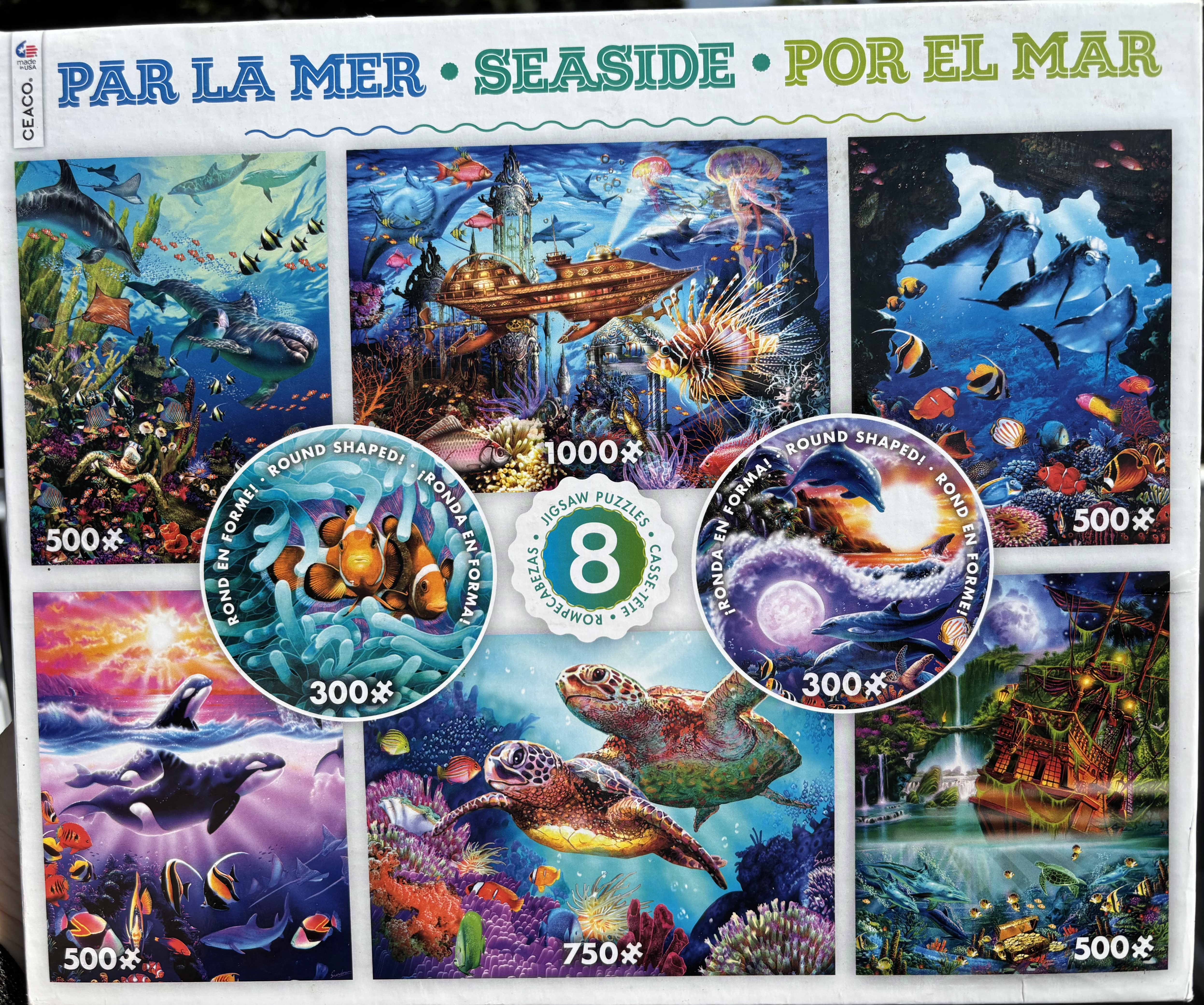 Seaside #1 - Ceaco puzzle collectible - Main Image 2