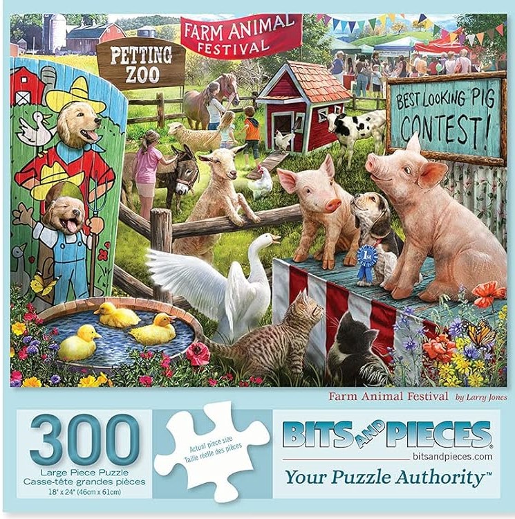 Farm Animal Festival - Bits And Pieces puzzle collectible - Main Image 2