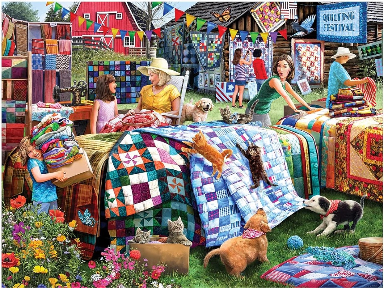Quilting Festival - Bits And Pieces puzzle collectible - Main Image 2