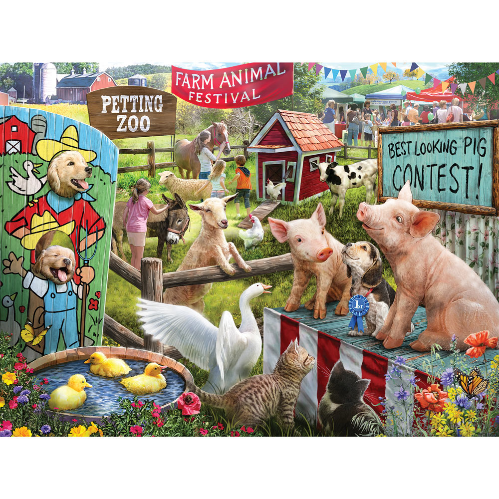 Farm Animal Festival - Bits And Pieces puzzle collectible - Main Image 2