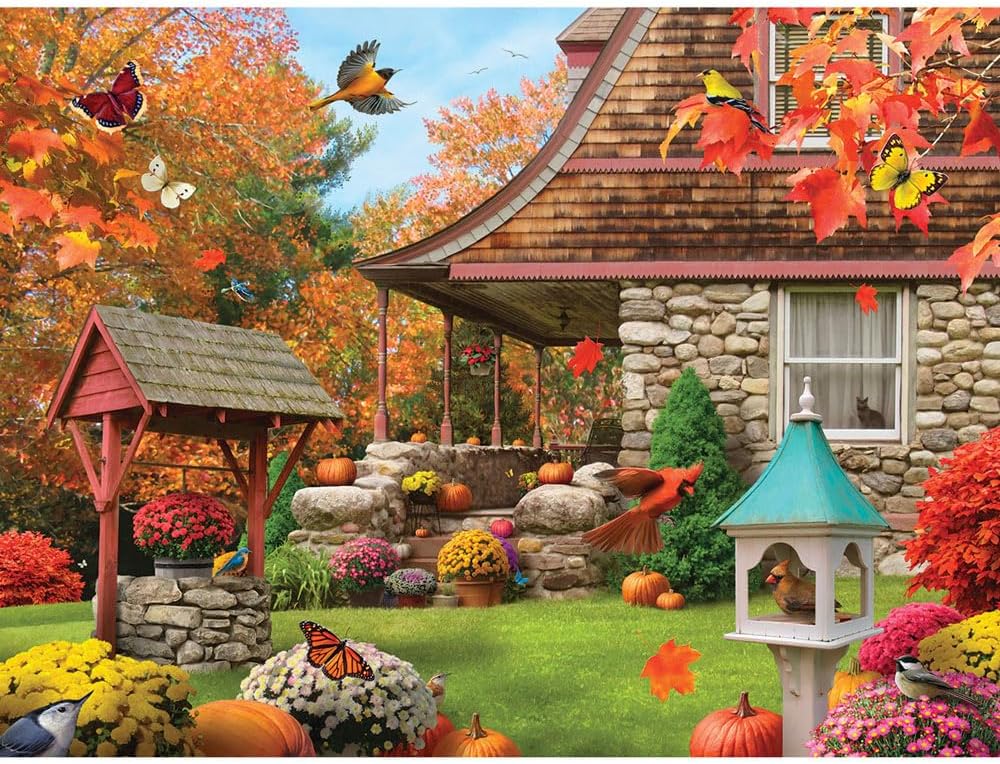 Autumn Well Wishes - Bits And Pieces puzzle collectible - Main Image 2