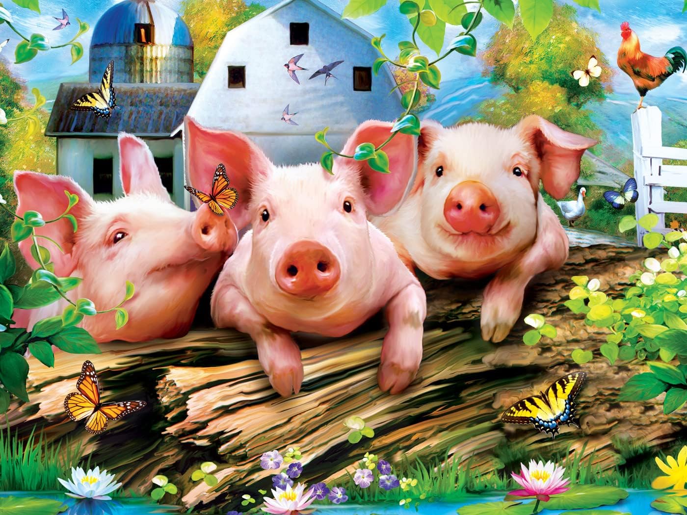 Three Lil Pigs - Master Pieces puzzle collectible - Main Image 2
