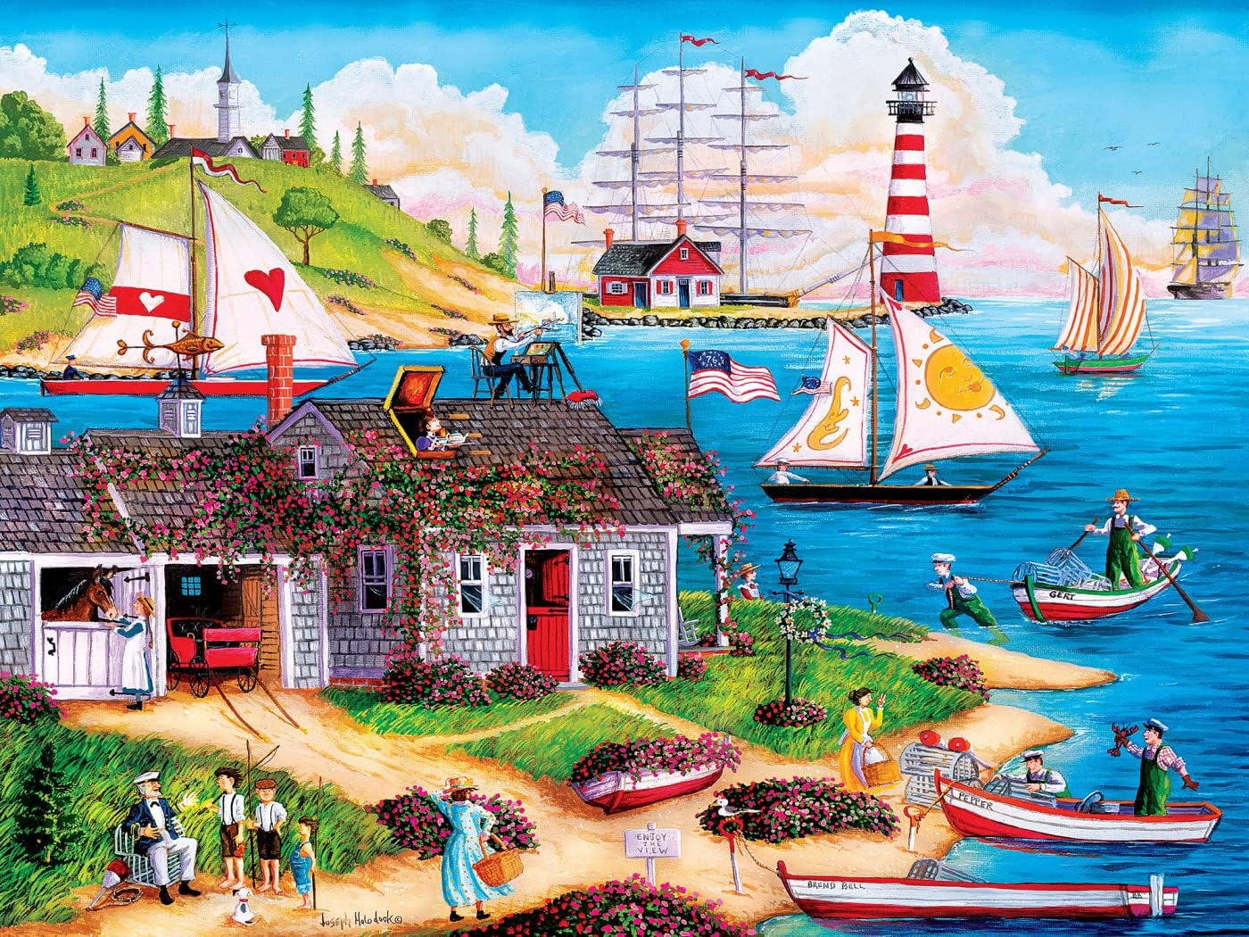 Painters Point - Master Pieces puzzle collectible - Main Image 2