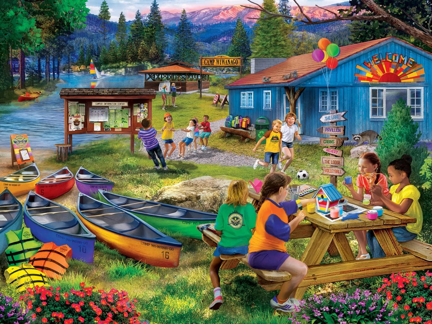 Camp Wiwanago - Master Pieces puzzle collectible - Main Image 2