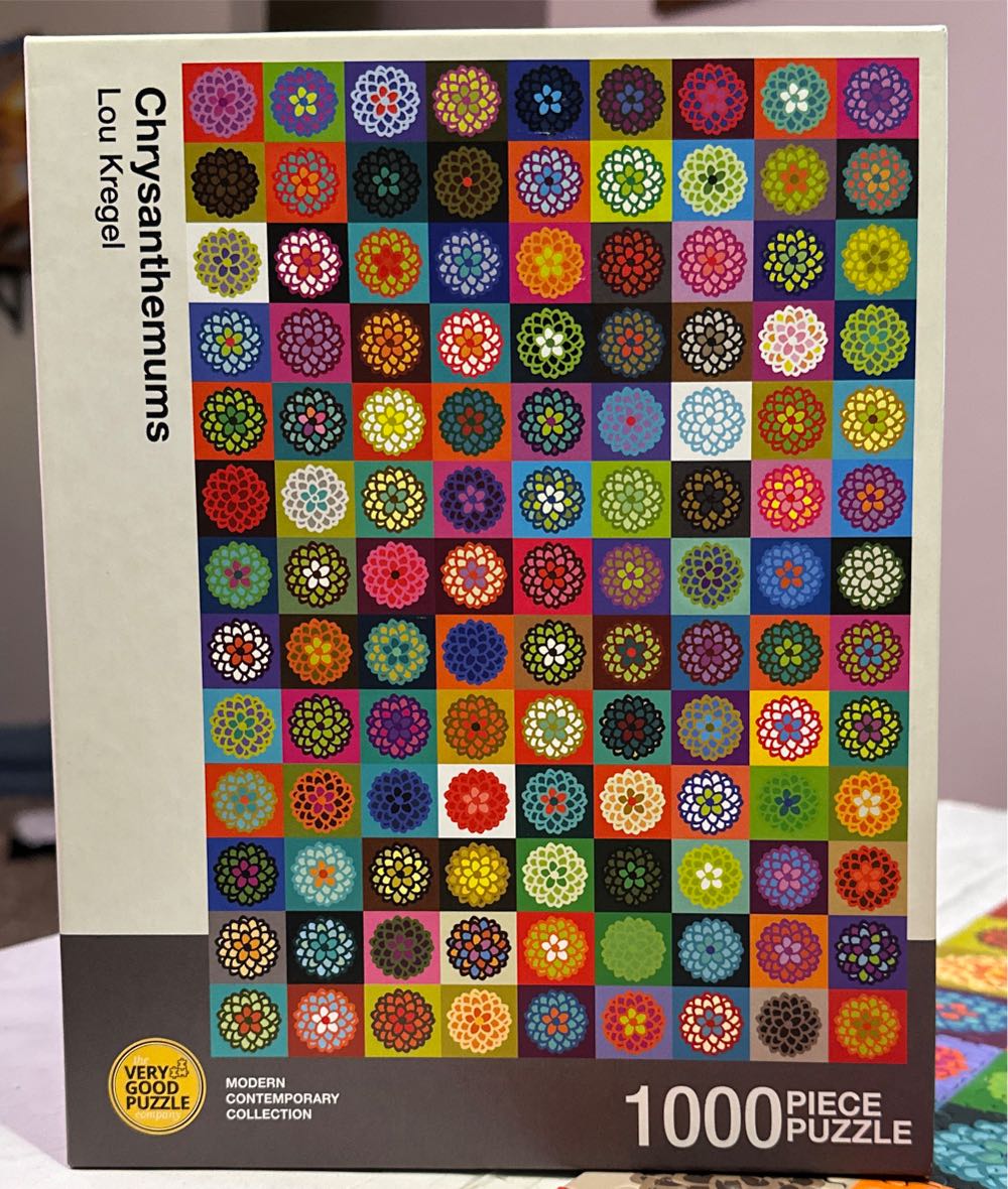 Chrysanthemums - Very Good Puzzle Co. puzzle collectible - Main Image 2