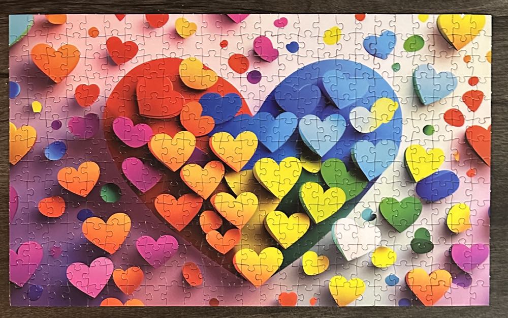 Beautiful Hearts - Cra-Z-Art puzzle collectible - Main Image 3