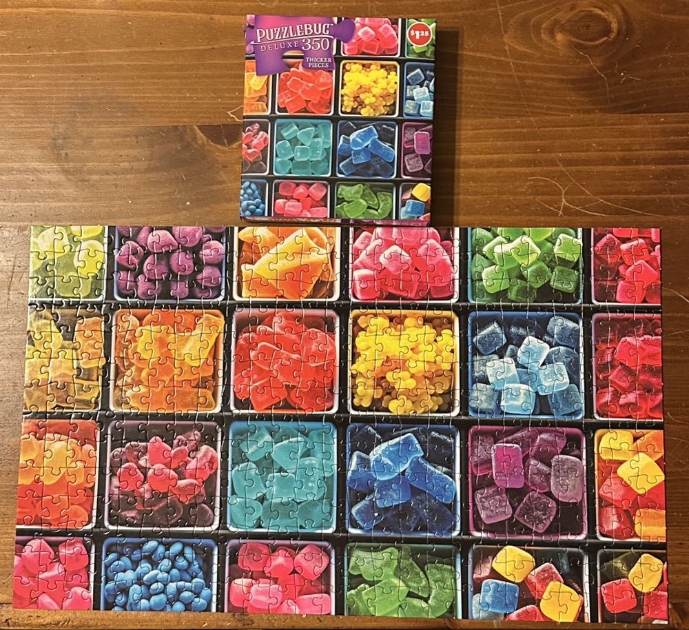 Colorful Candy Compartments - Cra-Z-Art puzzle collectible - Main Image 2