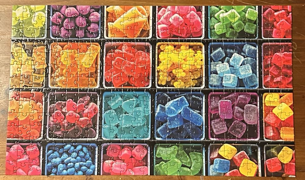 Colorful Candy Compartments - Cra-Z-Art puzzle collectible - Main Image 3