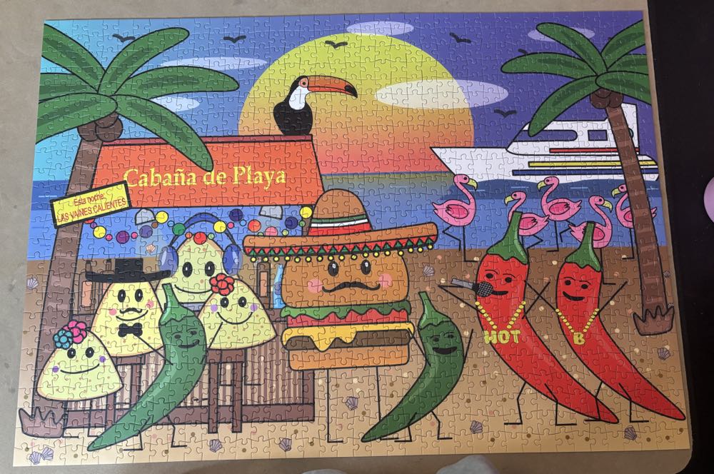 Cabana De Playa - Sunshine Puzzles puzzle collectible [Barcode 4262492920006] - Main Image 2